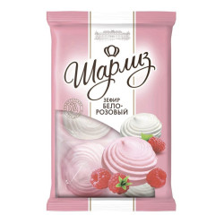 Зефир Шарлиз бело-розовый 180г